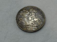 A 1821 George III Silver Crown
