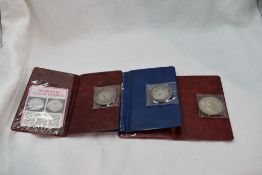 A 1935 Silver Crown , a 1902 Silver Crown and a 1819 Silver Crown