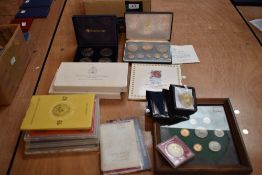 A collection of World Coins including Proof Sets and Silver