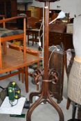 An early 20th Century bentwood hatstand