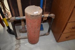 A manual post knocker