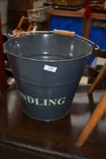A modern kindling bucket