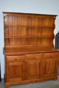 An modern pine dresser, probably Ercol, width approx. 135cm