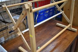 A modern tapestry frame