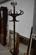 A painted hat stand