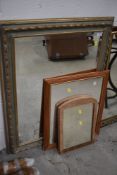 Three assorted mirrors