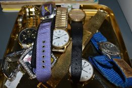 A selection of fashion wrist watches including Sekonda, Limit, Nike etc