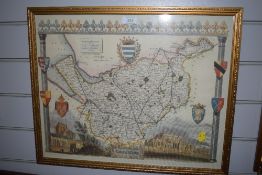 A map print for Chester