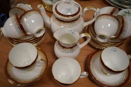 A part tea service by Royal Grafton in the Majestic design