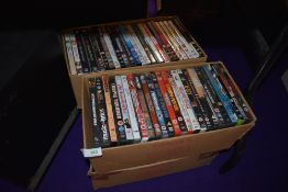 A selection of home entertainment DVD films including action adventure scifi and horror (4boxes)