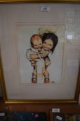 A colour print anfter Mabel Lucie Attwell