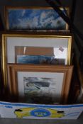 A large selection of original art works including oils and watercolours.