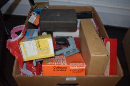 A good selection of film photography and editing equipment including 8mm film stripper and Grundig