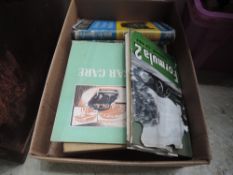 A selection of interesting car books Bmc Mini,Morris Mini-Minor and mini cooper manual and similar.