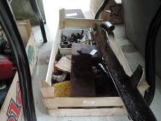 A collection of items British bike parts.