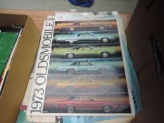 S small selection of Pamphlets, mainly American, Nash rambler, Dodge, Oldsmobile etc.
