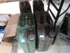 Four 20L Fuel cans, some military.