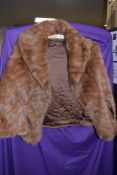 A short vintage fur stole,S London ltd.