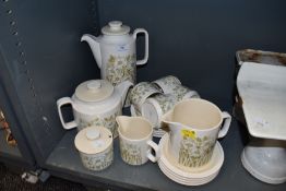 A part tea and coffee service by Hornsea pottery