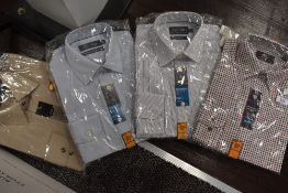 A selection of mens shirts by Marks and Spencer, as new sizes in packaging collar sze 14.5