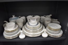 A selection of dinner and table wares including Royal Doulton Counterpoint and Jo Booth London
