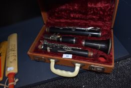 A cased 20th century clarinet by Boosey and Hawkes The Fogware