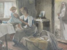 A print, after Arthur Kemp Tebby, More Heavens Than One, 41 x 62cm, framed and glazed