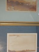 Two watercolours, Tiana Marie, Lakeland lights, signed and dated, (19)83. 13 x 20cm and 12 x 19cm,