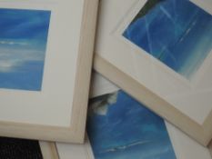 Three Ltd Ed prints after Wendy McBridge, Out of the Blue I, II, III, signed and numbered 45/500, 24