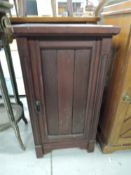 A Victorian stained frame pot cupboard