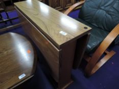 A vintage laminate sutherland style kitchen table, width approx. 68cm