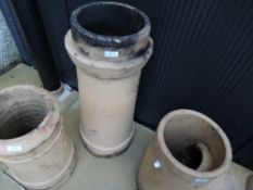 A traditional clay chimney pot