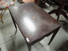 A 19th Century mahogany side table, approx. 69 x 46cm