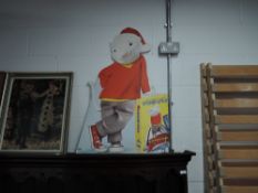 A shop display, cardboard, height approx. 88cm, Stuart Little 1999