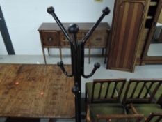 A modern metal coat stand