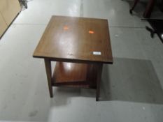 An Edwardian mahogany and inlaid occasional table