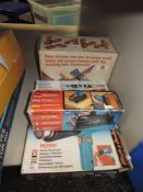 A selection of vintage wood working and Diy tools including Black and Decker