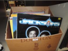 A selection of pop and rock vinyl albums