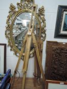 Two fold away artist easel