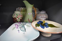 A selection of ceramics including Maling and Carlton ware