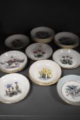 A selection of Royal Worcester pin dishes