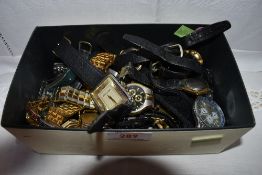 A selection of fashion wrist watches bearing various names including Bernix, Monet, Bricleting,