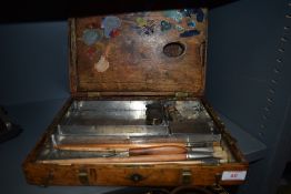 A vintage artist compendium and case by Windsor and Newton