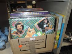 A selection of pop and rock vinyl albums