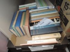 A selection of text and reference books including travel and typographical interest