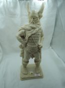 A Large Italian cast Viking warrior figure