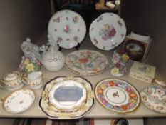 A selection of ceramics including Noritake and Grossvenor