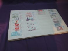 A stock book of GB Stamp Booklets, Two Shillings up to £5, 1st Class