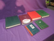 Five empty Stock Books and a empty Stamp Album