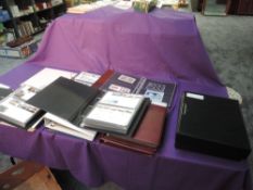 A collection of GB First Day Covers, Miniature Sheets and Royal Mail Binders in 11 albums